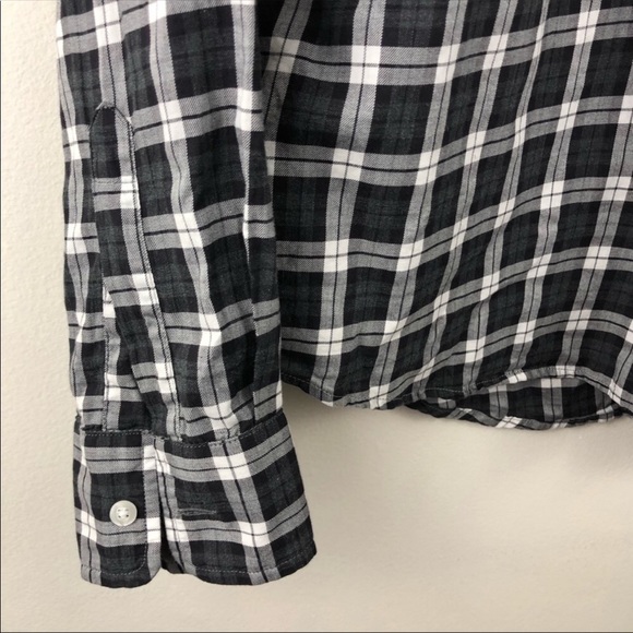 New Frank & Eileen Black Plaid Luke Shirt S - Picture 7 of 8